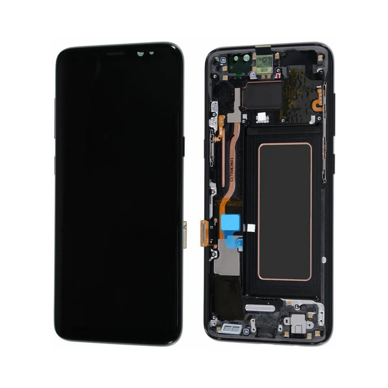 Samsung Galaxy S8 Active - OLED Assembly with Frame (Compatible with all carriers) (Glass Change)