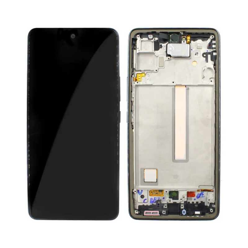 Samsung Galaxy A53 5G - OLED Screen Assembly with Frame Black (Service Pack)