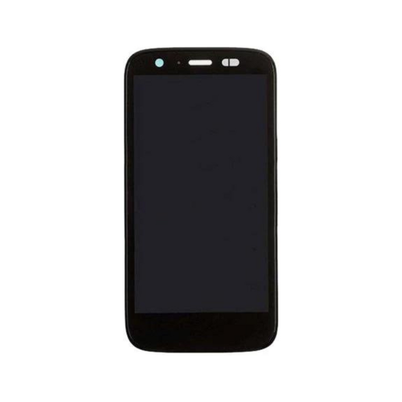 Motorola Moto G LCD Assembly - Original with Frame (Black)