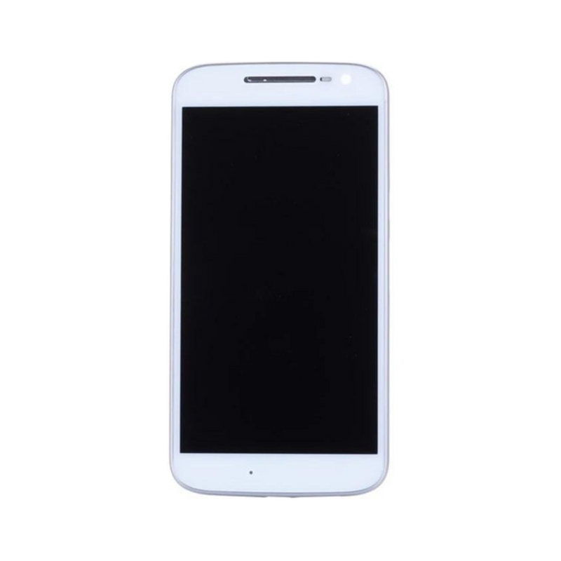 Motorola Moto G4 LCD Assembly - Original with Frame (White)