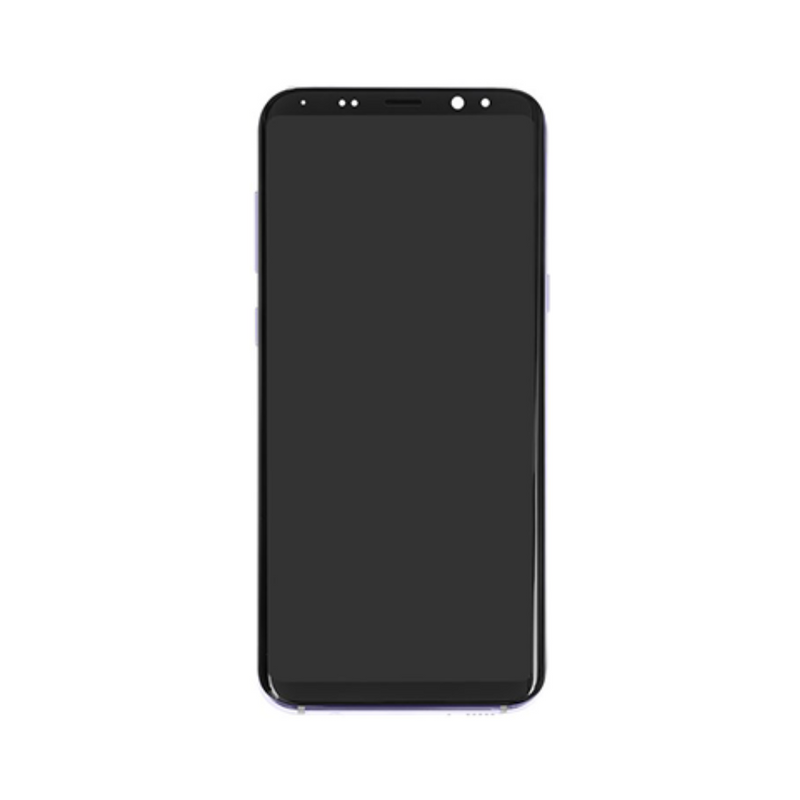 Samsung Galaxy S8 - OLED Assembly with Frame (Compatible with all carriers) Orchid Grey (Glass Change)