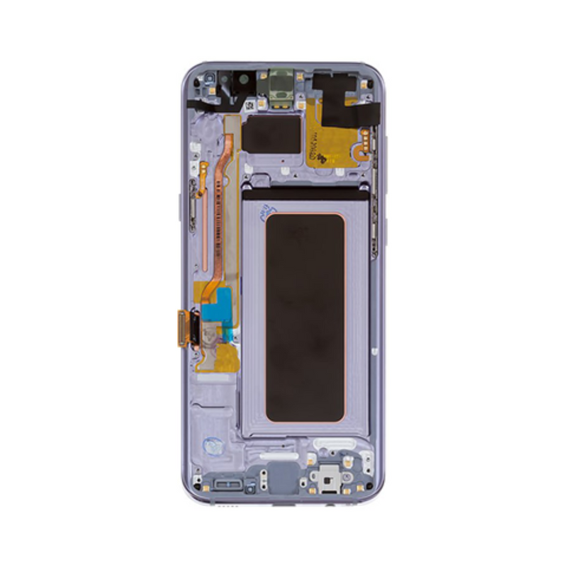 Samsung Galaxy S8 Plus - OLED Assembly with Frame (Compatible with all carriers) Orchid Grey (Glass Change)