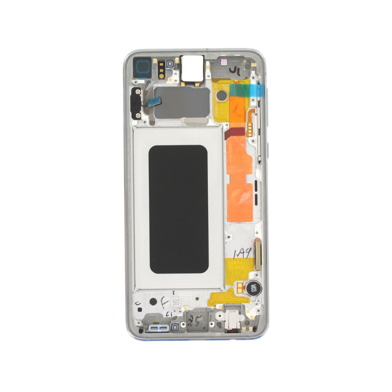 Samsung Galaxy S10e - OLED Assembly with Frame (Compatible with all carriers) Prism White (Glass Change)