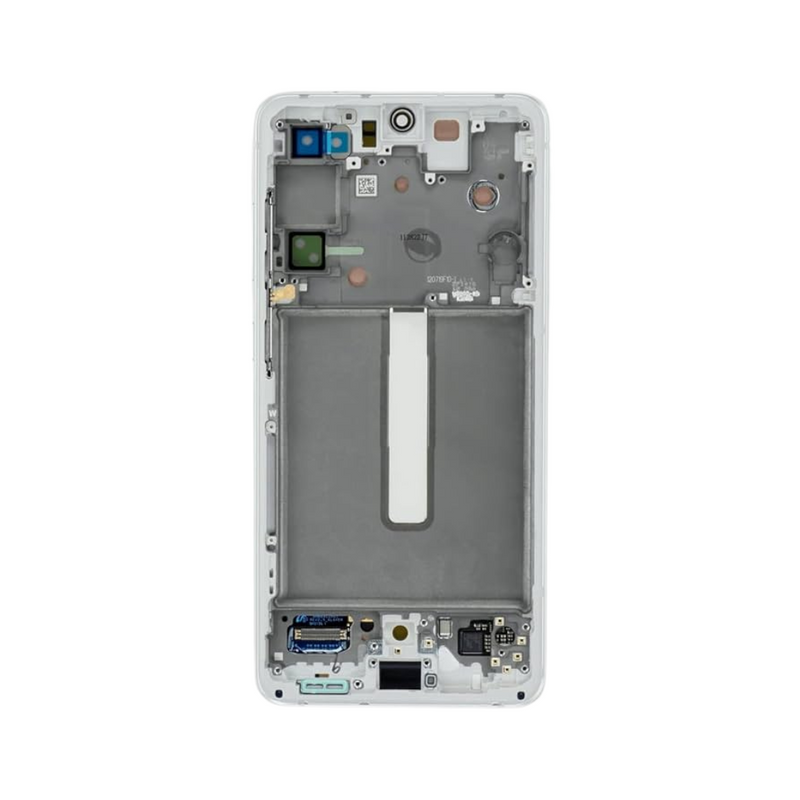 Samsung Galaxy S21 FE - OLED Screen Assembly with Frame White (Service Pack)