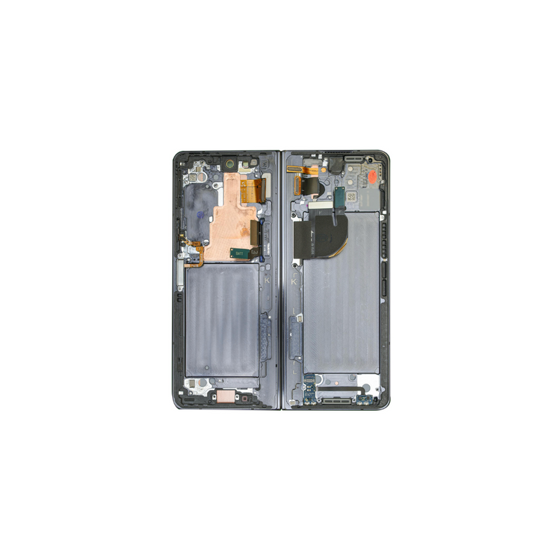 Samsung Galaxy Z Fold 5 - Original Pulled Inner OLED Assembly with frame Phantom Black - (A Grade)