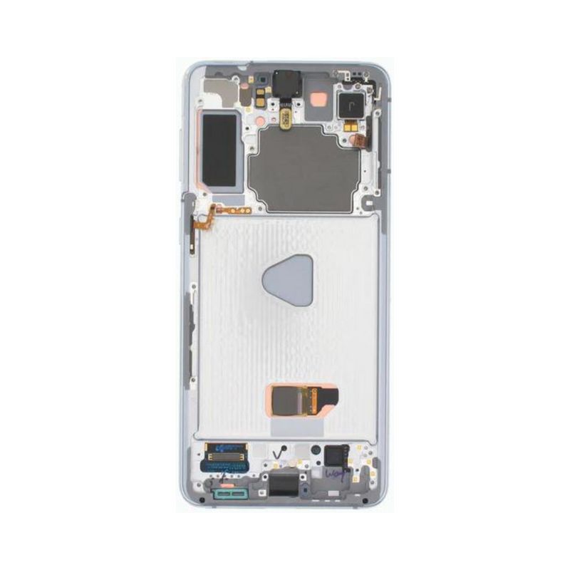 Samsung Galaxy S21 Plus - OLED Screen Assembly with Frame Phantom Silver (Service Pack)
