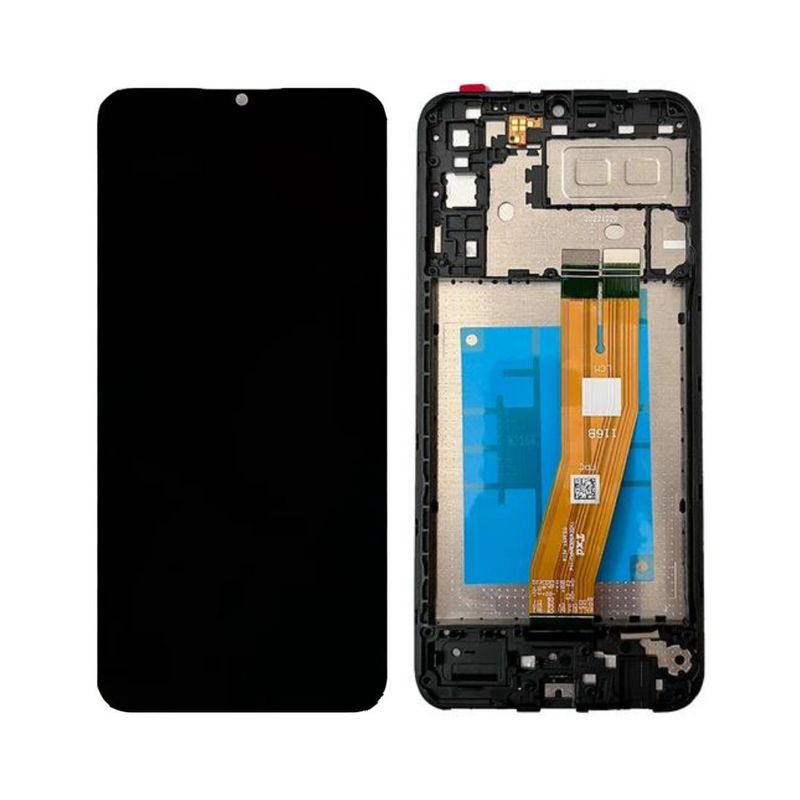 Samsung Galaxy A04e - LCD Assembly with frame (Glass Change) (All Colors)