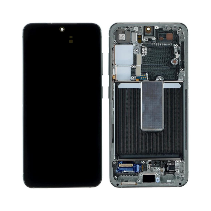 Samsung Galaxy S23 Plus - OLED Assembly with Frame (Service Pack) - Green