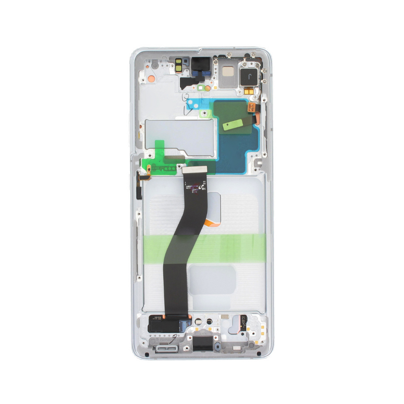 Samsung Galaxy S21 Ultra - Premium OLED Assembly with frame Phantom Silver