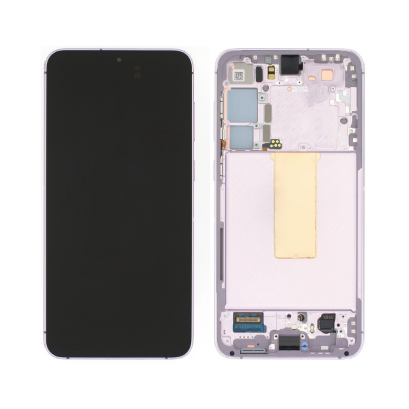 Samsung Galaxy S23 Plus - OLED Assembly with Frame (Service Pack) - Lavender