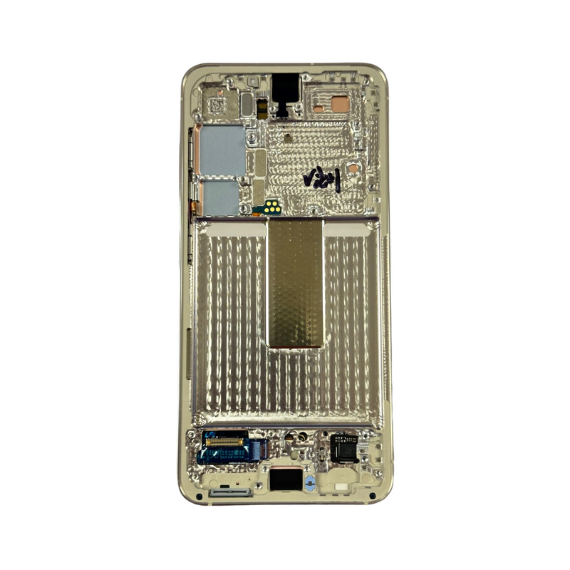 Samsung Galaxy S23 - OLED Assembly with Frame (Service Pack) - Cream