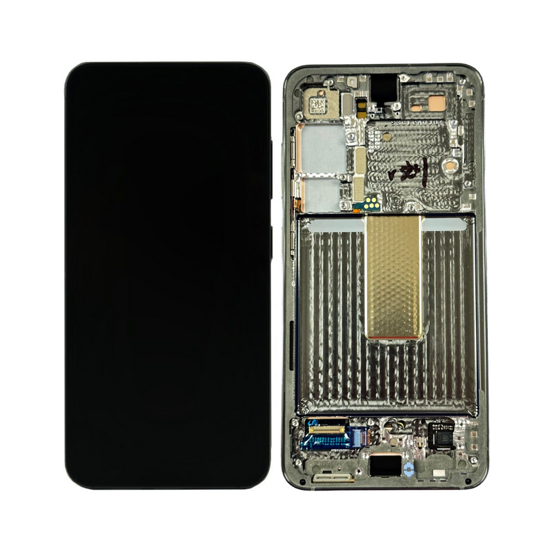 Samsung Galaxy S23 - OLED Assembly with Frame (Service Pack) - Green
