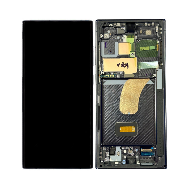 Samsung Galaxy S23 Ultra - Premium OLED Assembly with Frame - Green