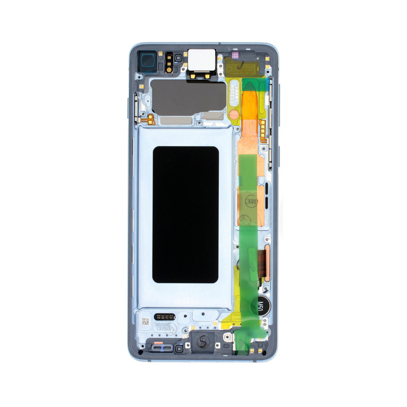 Samsung Galaxy S10 - OLED Assembly with Frame (Compatible with all carriers) Prism Blue (Glass Change)