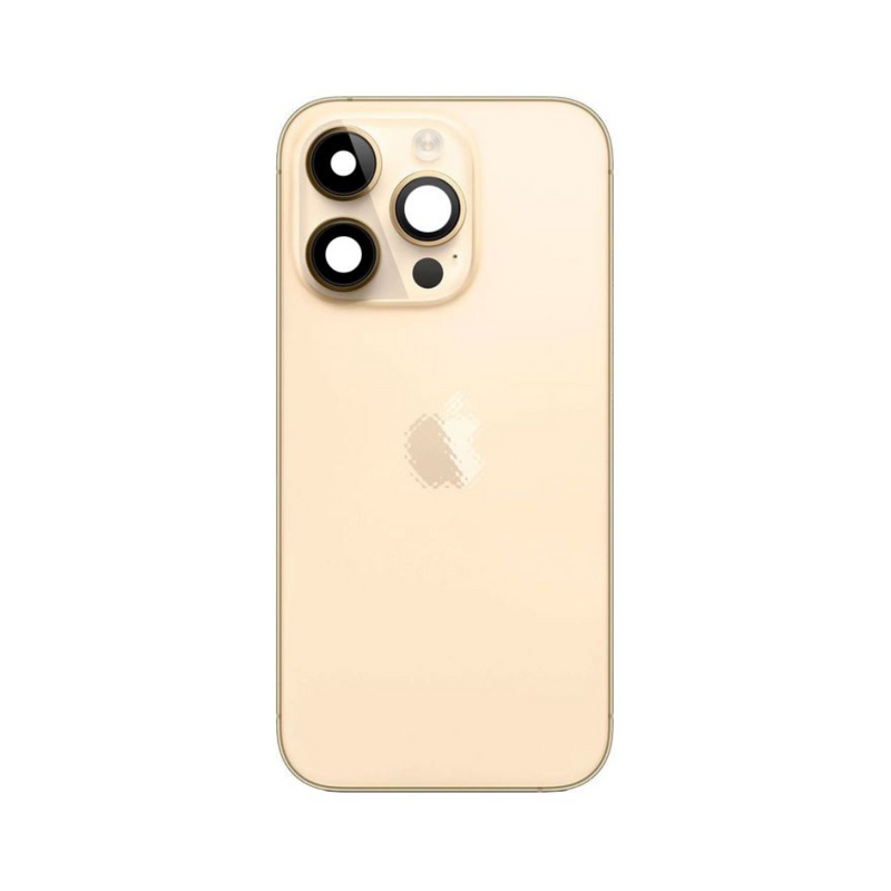 OEM Pulled iPhone 14 Pro Housing (A Grade) with Small Parts Installed - Gold (with logo)