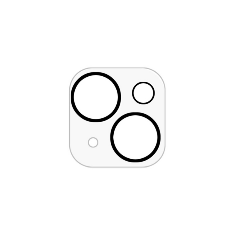 iPhone 15 Back Camera Lens Temper Glass - Premium