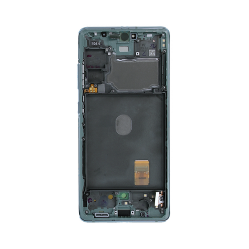 Samsung Galaxy S20 FE 5G - OLED Assembly with frame Cloud Mint (Glass Change)