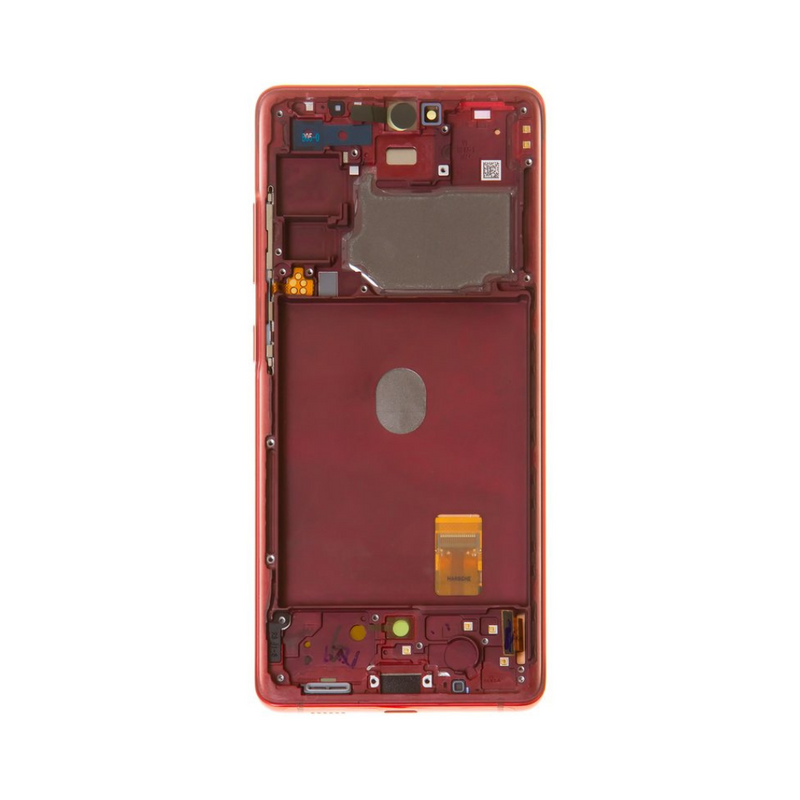 Samsung Galaxy S20 FE 5G - Premium OLED Assembly with frame Cloud Red