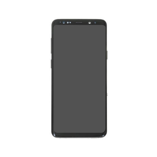 Samsung Galaxy S9 Plus - OLED Assembly with Frame (Compatible with all carriers) Midnight Black (Glass Change)