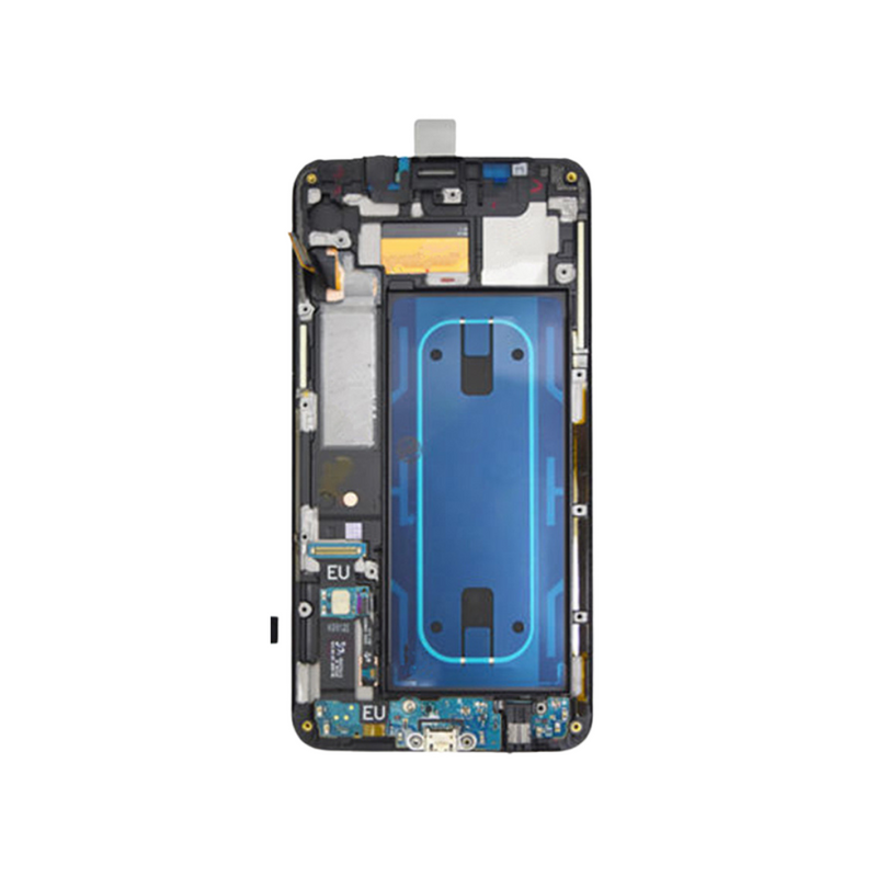 Samsung Galaxy S6 Edge Plus - OLED Assembly with Frame (Compatible with all carriers) Black (Glass Change)