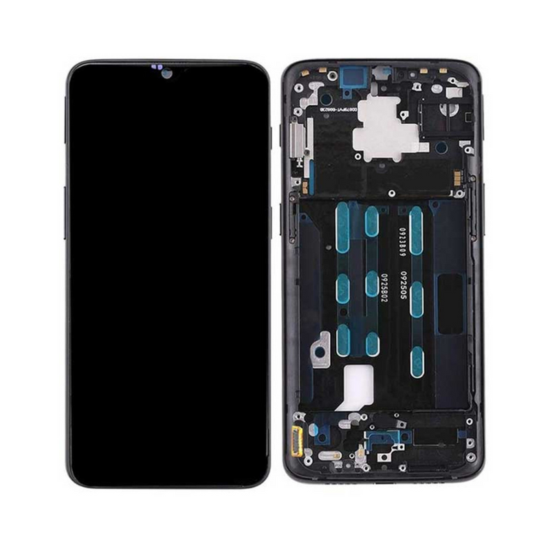 OnePlus 6T LCD Assembly - Original with Frame