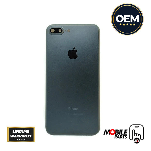 OEM Pulled iPhone 8P Housing (B Grade) with Small Parts Installed - Space Grey (with logo)