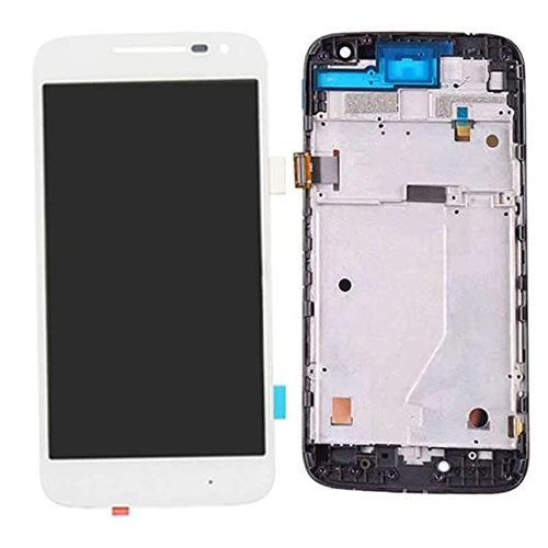 Motorola Moto G4 Play LCD Assembly - Original with Frame (White)