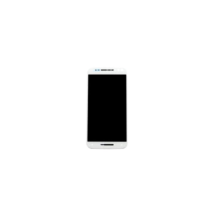 Motorola Moto X Style LCD Assembly - Original with Frame (White)