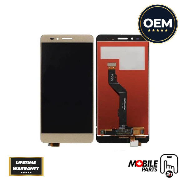 Huawei GR5 LCD Assembly (Changed Glass) - Original with Frame (Gold)