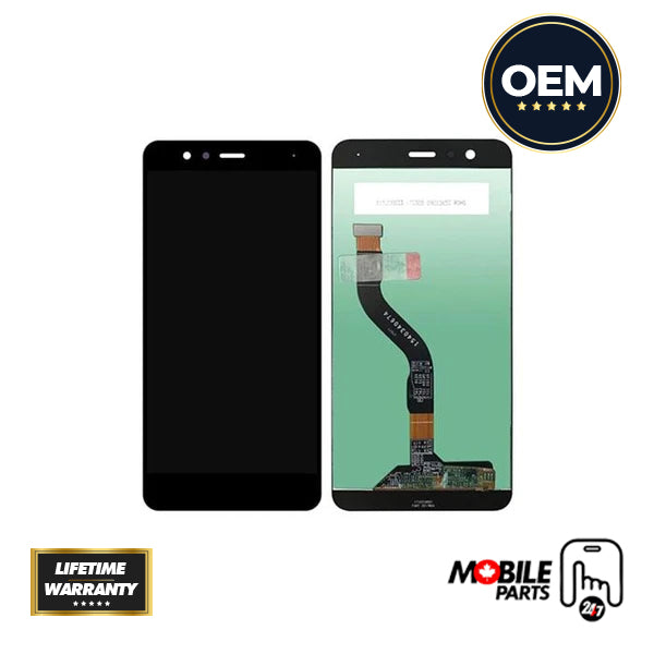 Huawei P10 Lite LCD Assembly - Original with Frame (Black)