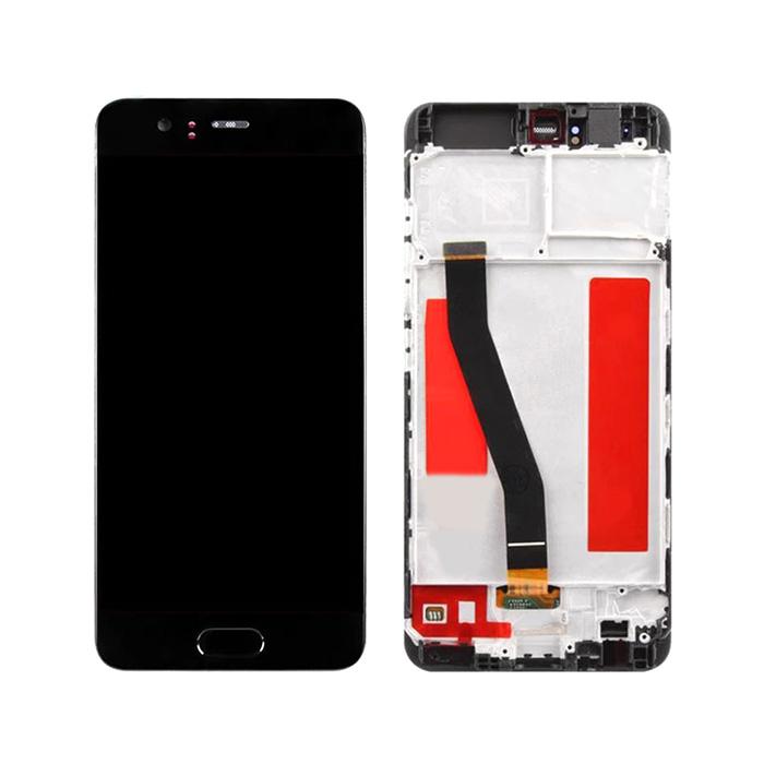 Huawei P10 LCD Assembly - Original with Frame (Black)