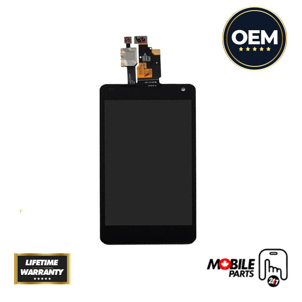 LG Optimus G LCD Assembly - Original with Frame (Black)