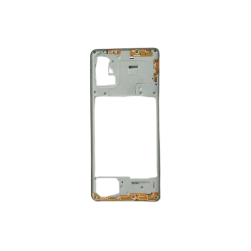 Samsung Galaxy A71 Mid-Frame Housing (Crush Silver) - Original