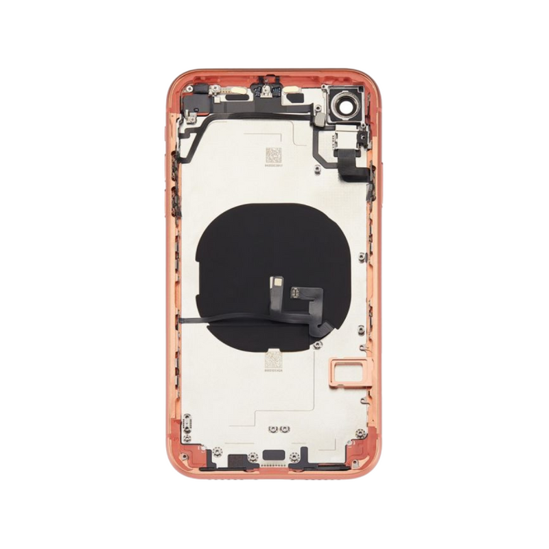 OEM Pulled iPhone XR Housing (B Grade) with Small Parts Installed - Coral (with logo)
