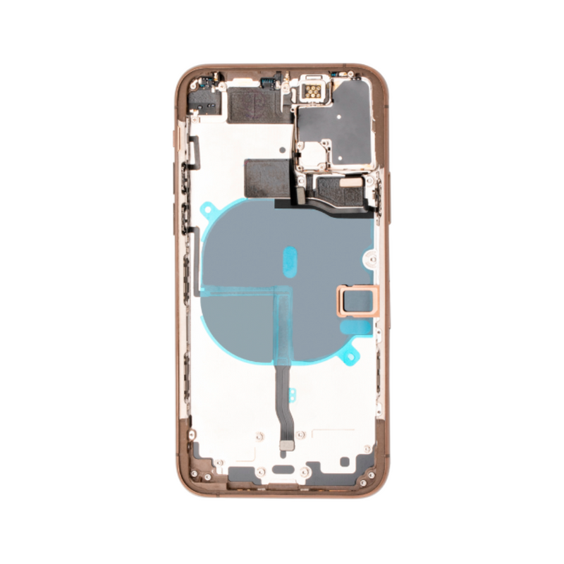 OEM Pulled iPhone 11 Pro Housing (B Grade) with Small Parts Installed - Gold (with logo)