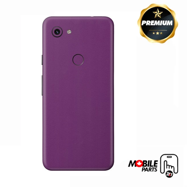 Google Pixel 3a Back Cover with camera lens (Purple)