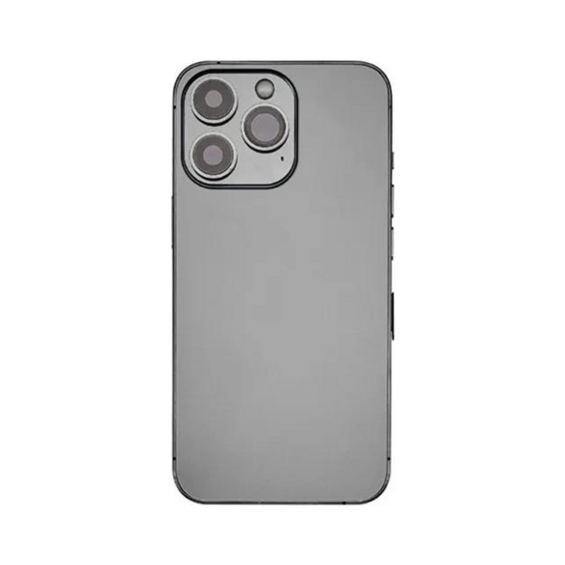 OEM Pulled iPhone 13 Pro Housing (B Grade) with Small Parts Installed - Graphite (with logo)