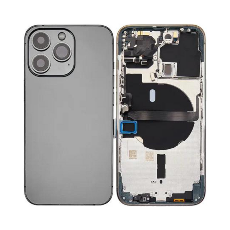 OEM Pulled iPhone 13 Pro Max Housing (B Grade) with Small Parts Installed - Graphite (with logo)