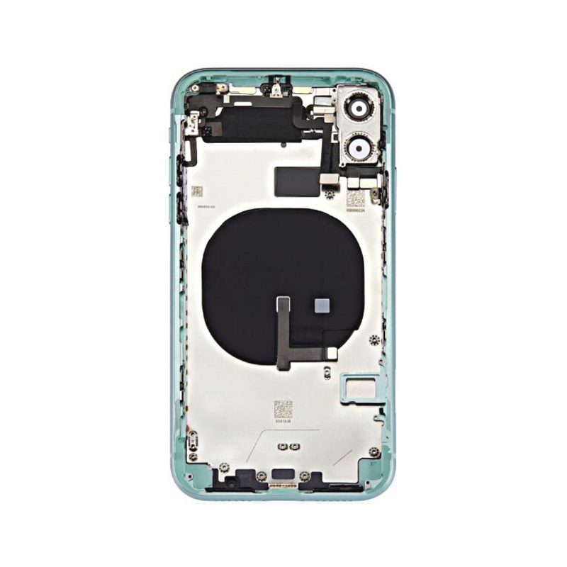OEM Pulled iPhone 12 Housing (A Grade) with Small Parts Installed - Green (with logo)
