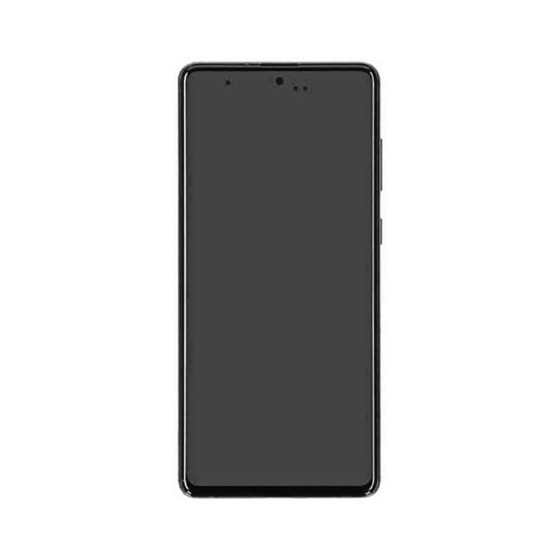 Samsung Galaxy Note 10 Lite - OLED Assembly with frame Aura Black (Glass Change)