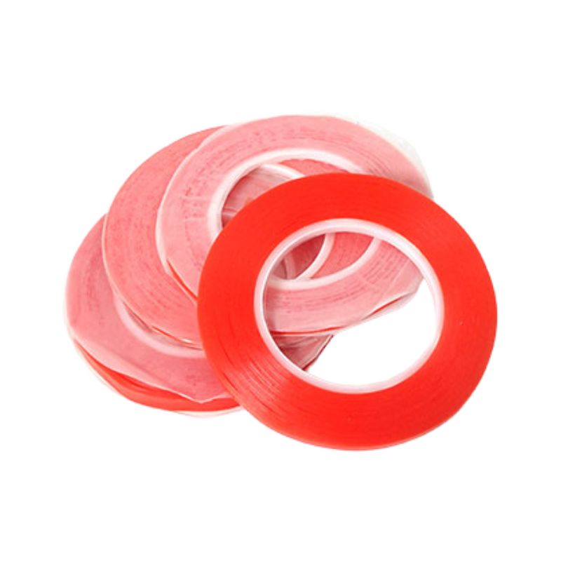 3M Double-Sided Tape 0.2/0.3/0.5/1.0cm Red
