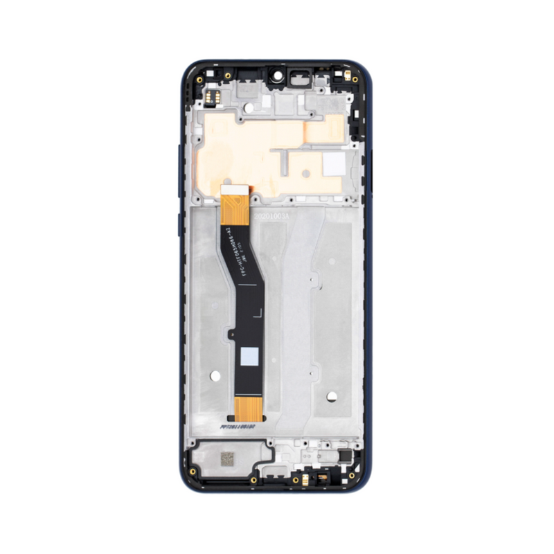 Motorola Moto G Play (2021) LCD Assembly - OEM with Frame (Glass Change) - Blue