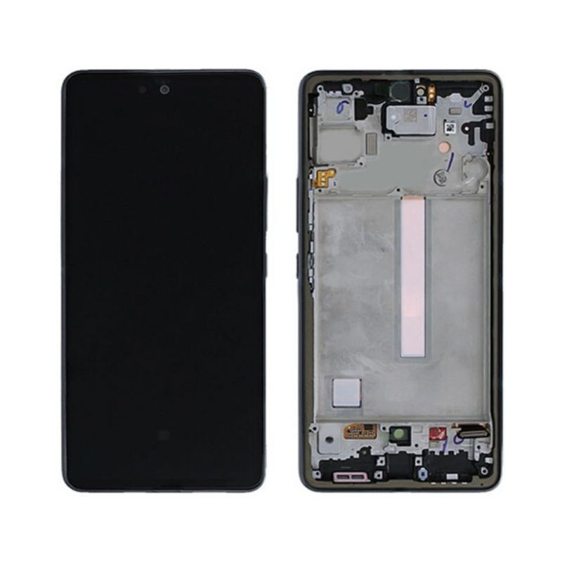 Samsung Galaxy A73 - OLED Screen Assembly with Frame (Glass Change)
