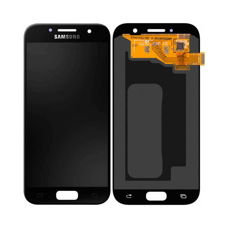 Samsung Galaxy A5 (A520) - OLED Assembly without frame (Glass Change) - Black