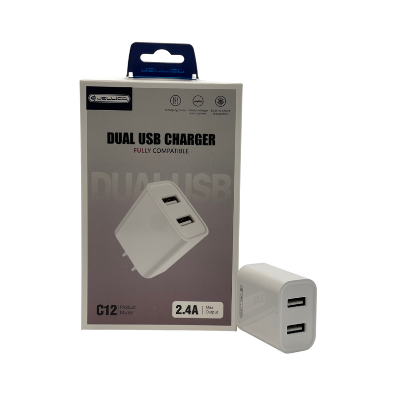 Jellico C12 Dual USB Charging Adapter