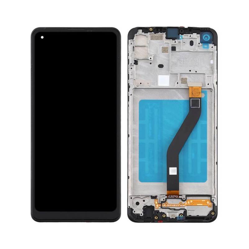 Samsung Galaxy A21 - LCD Assembly with frame - Glass Change