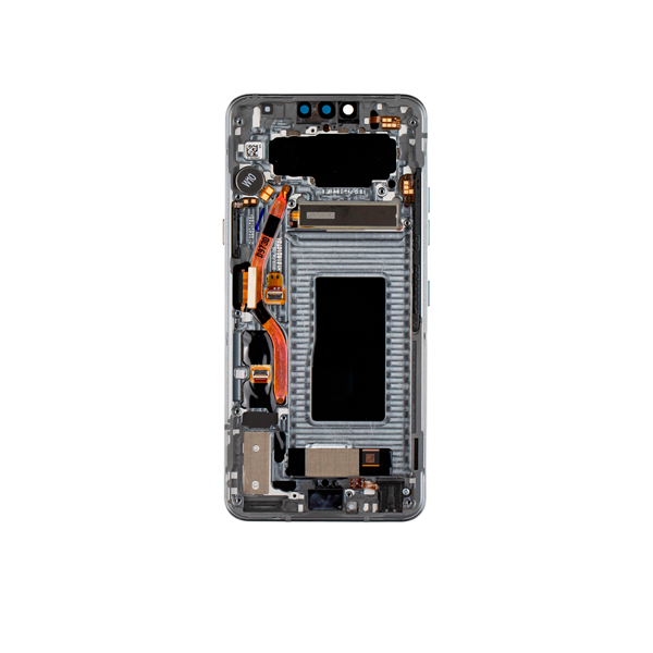 LG G8 ThinQ LCD Assembly - Original with Frame (Grey)