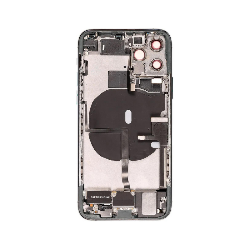 OEM Pulled iPhone 11 Pro Max Housing (A Grade) with Small Parts Installed - Midnight Green (with logo)
