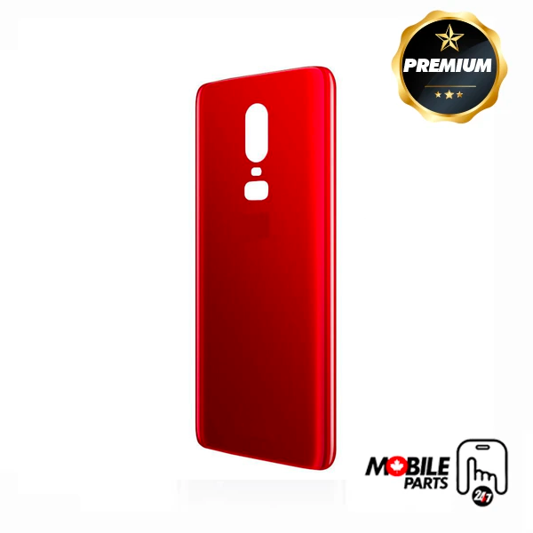 OnePlus 6 Back Cover with camera lens (Amber Red)