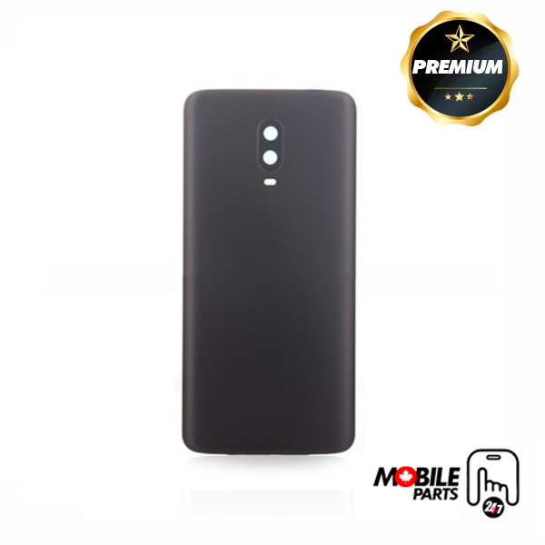 OnePlus 6T Back Cover with camera lens (Midnight Black)